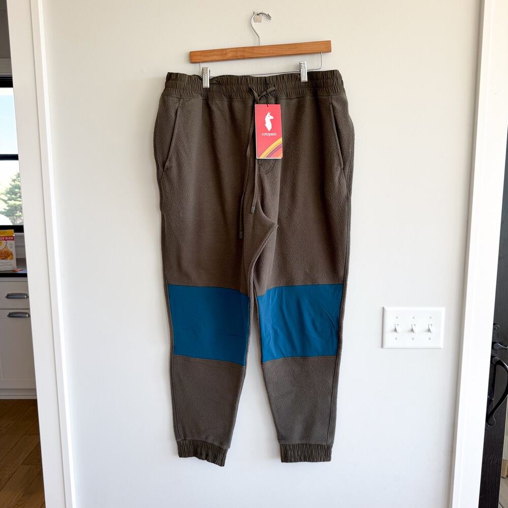 Cotopaxi Abrazo Fleece Colorblock Activewear Jogger Gray XXL NWT